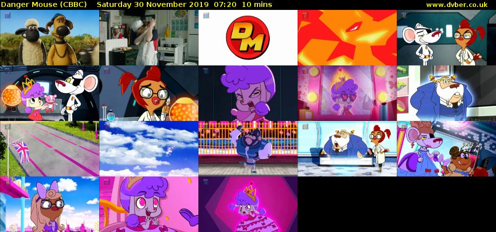 Danger Mouse Cbbc 2019 11 30 0720