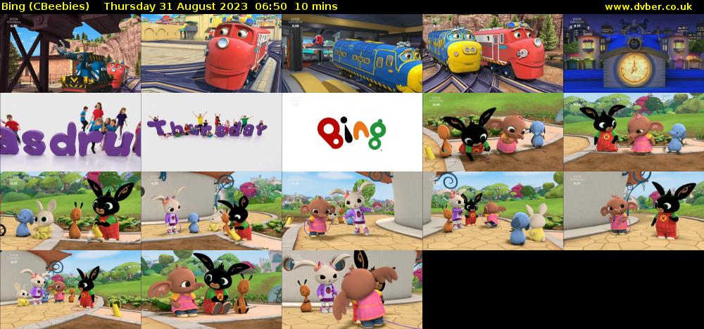 Bing Cbeebies 2023 08 31 0650