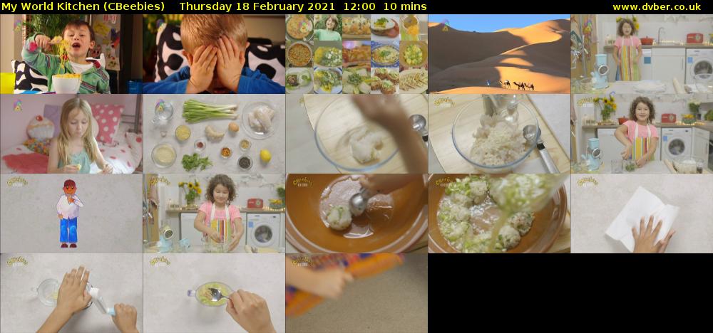 My World Kitchen (cbeebies) - 2021-02-18-1200