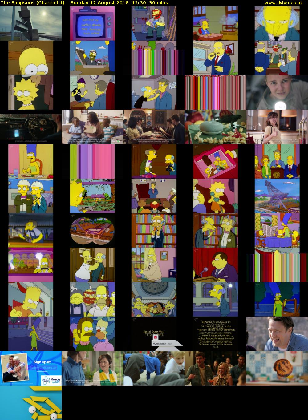 The Simpsons Channel 4 HD 2018 08 12 1230