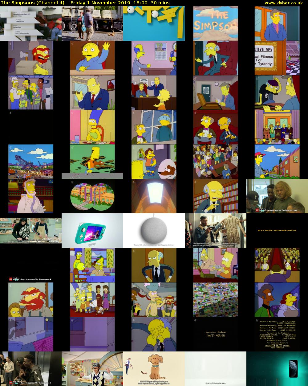 The Simpsons (Channel 4 HD) - 2019-11-01-1800