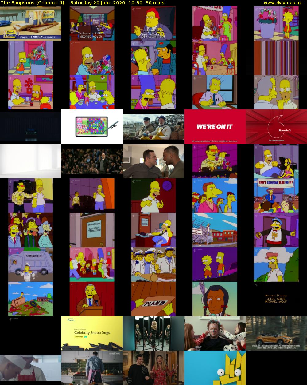 The Simpsons Channel 4 Hd 2020 06 20 1030