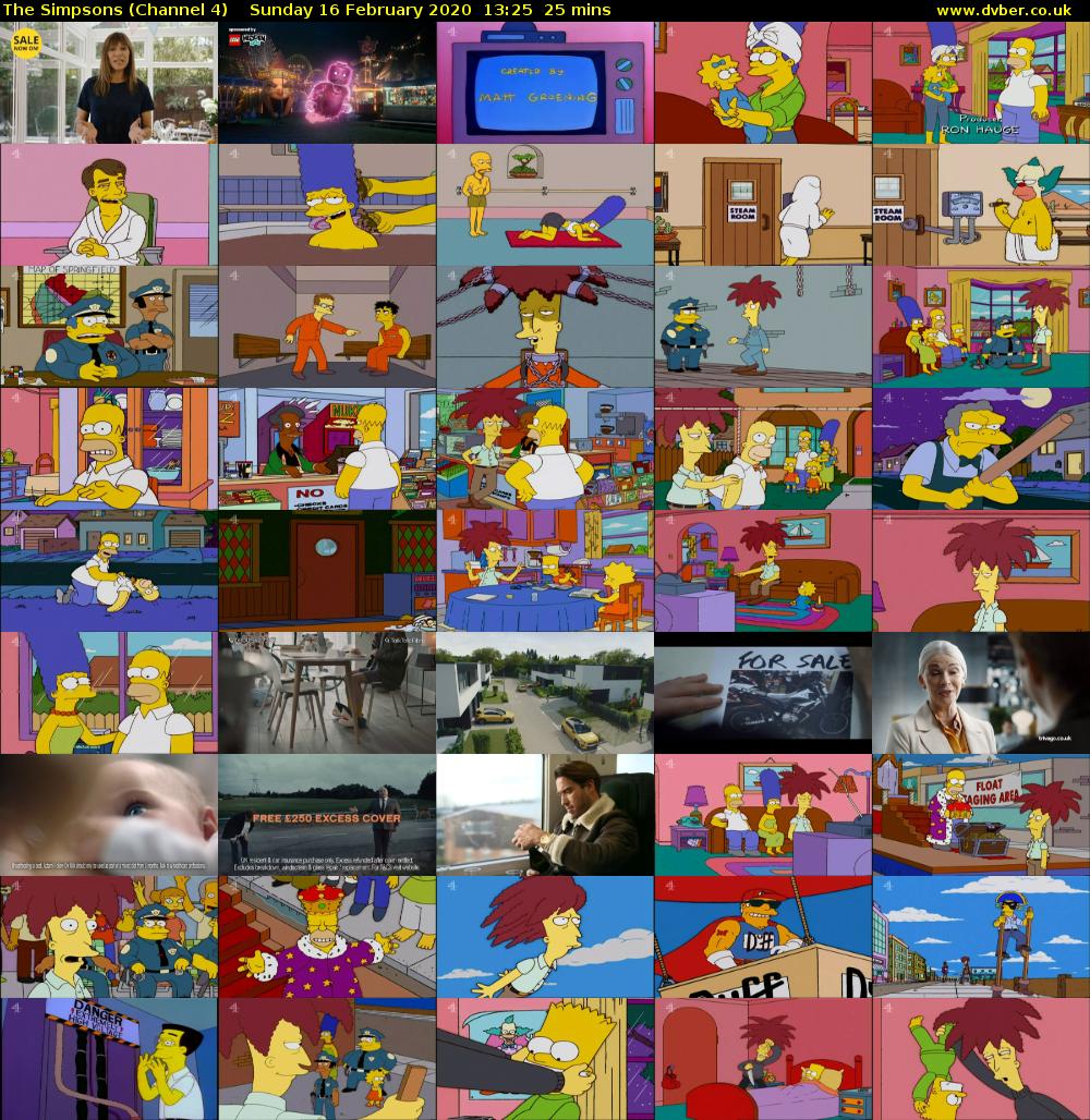 The Simpsons Channel 4 2020 02 16 1325