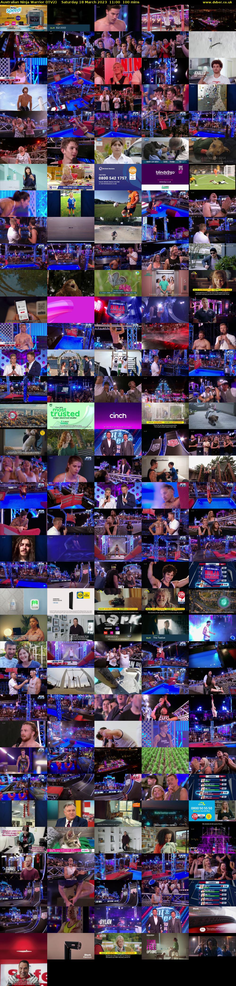 Australian Ninja Warrior (ITV2) 202303181100