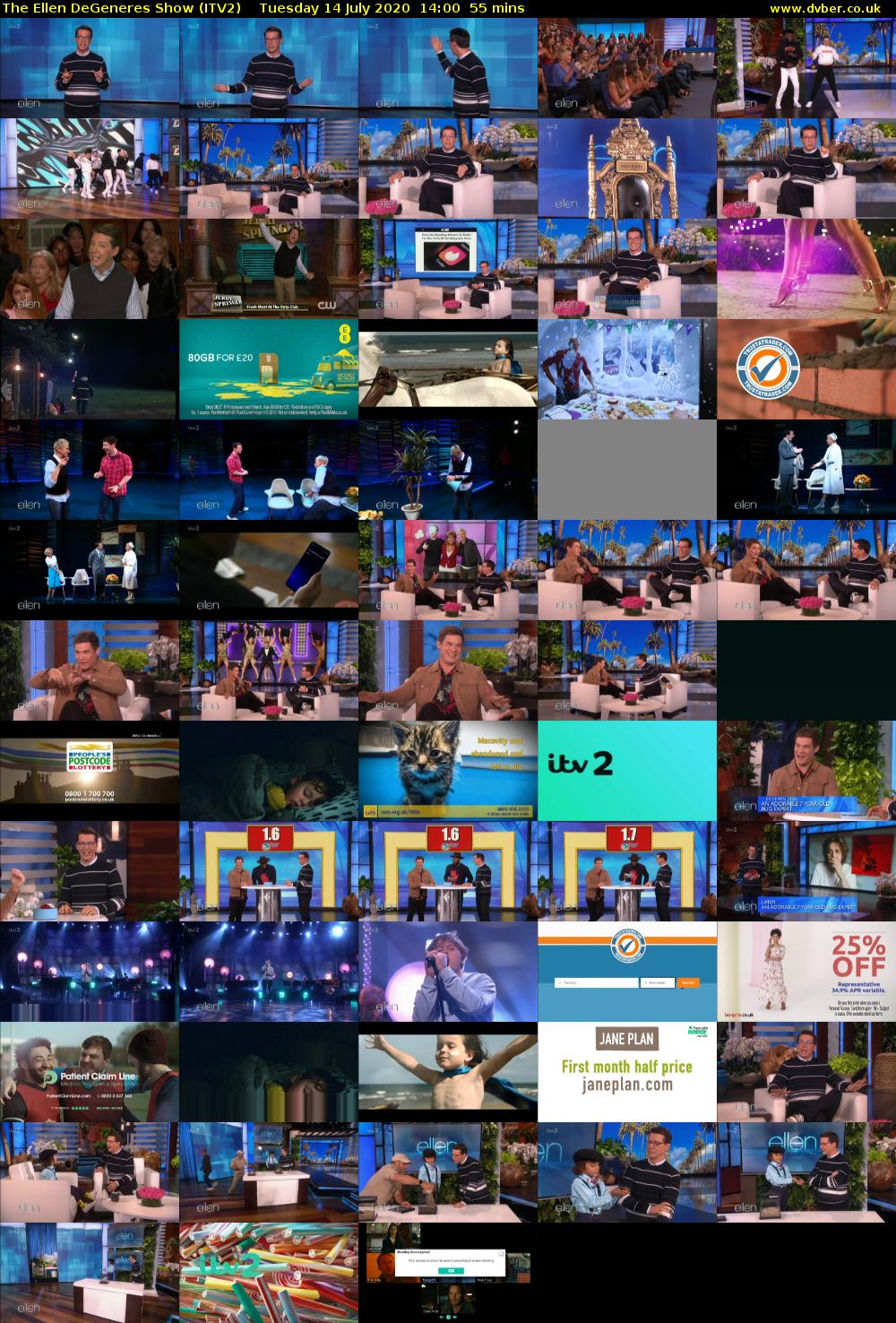 The Ellen DeGeneres Show (ITV2) - 2020-07-14-1400