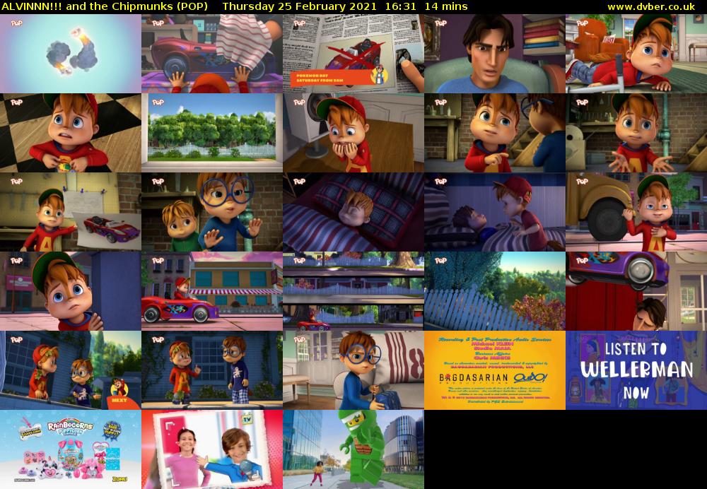 Alvinnn And The Chipmunks Pop 2021 02 25 1631