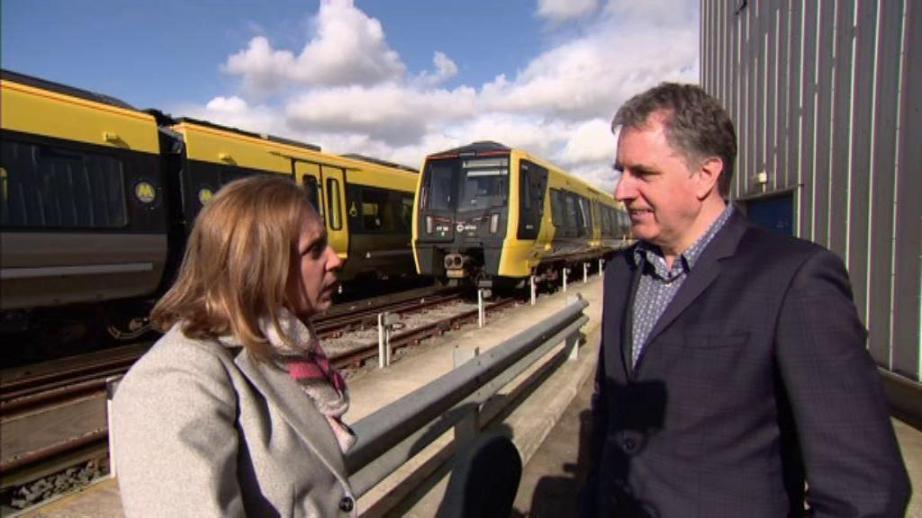 Liverpool Mayor Steve Rotherham talks about trains