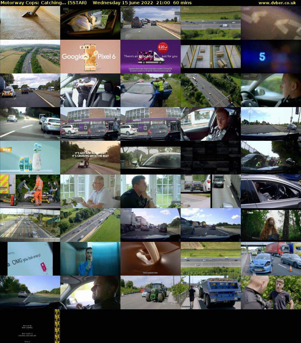 Motorway Cops: Catching... (5STAR) Wednesday 15 June 2022 21:00 - 22:00