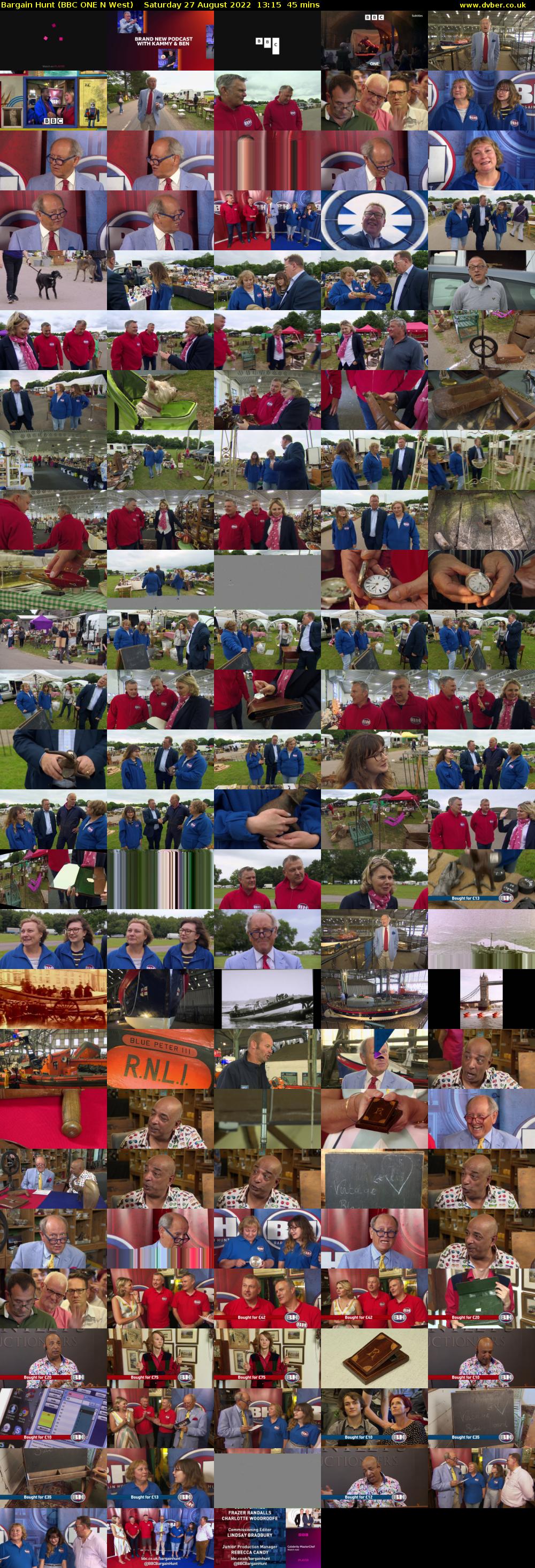 Bargain Hunt (BBC ONE N West) Saturday 27 August 2022 13:15 - 14:00