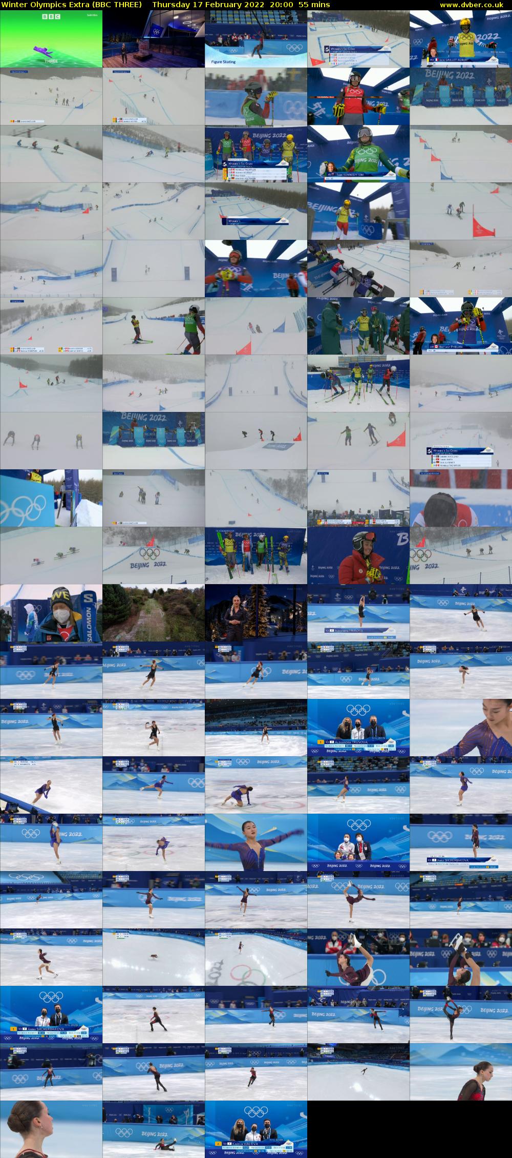 Winter Olympics Extra (BBC THREE) Thursday 17 February 2022 20:00 - 20:55