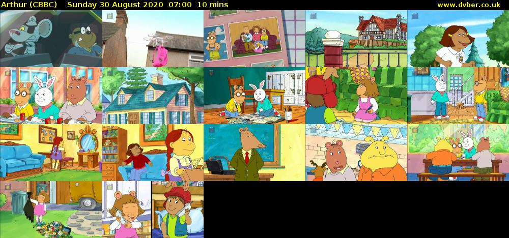 Arthur Cbbc 2020 08 30 0700