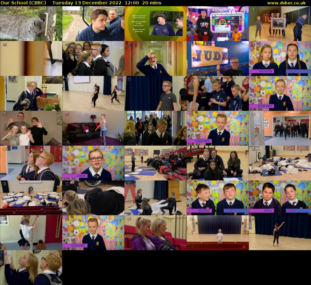 Our School (CBBC) - 2022-12-13-1200