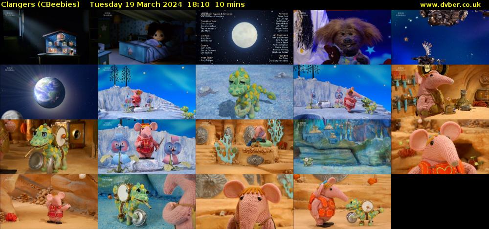 Clangers (CBeebies) Tuesday 19 March 2024 18:10 - 18:20