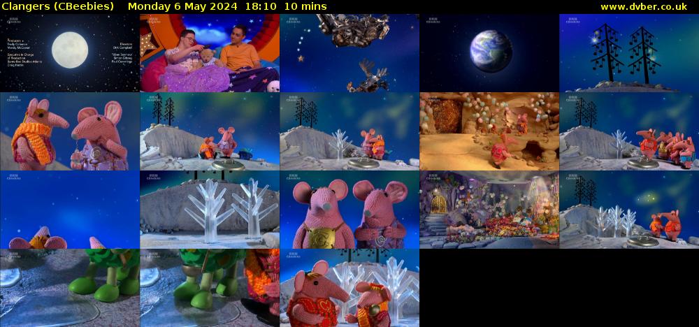 Clangers (CBeebies) Monday 6 May 2024 18:10 - 18:20