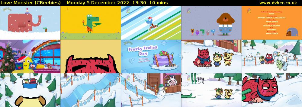 Love Monster (CBeebies) - 2022-12-05-1330