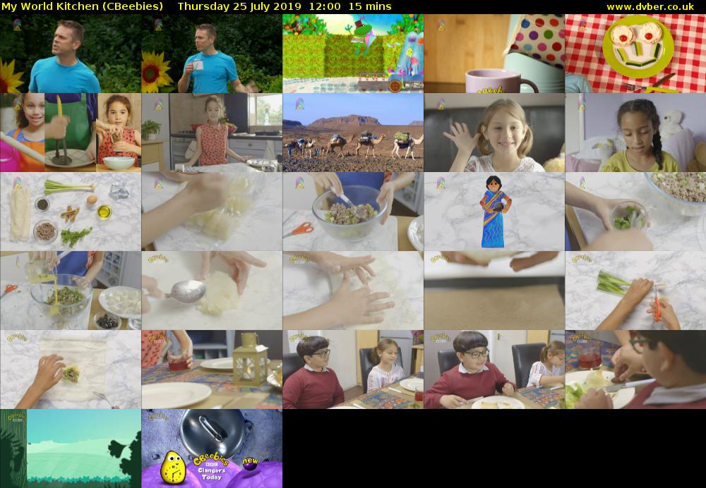 My World Kitchen (CBeebies) - 2019-07-25-1200