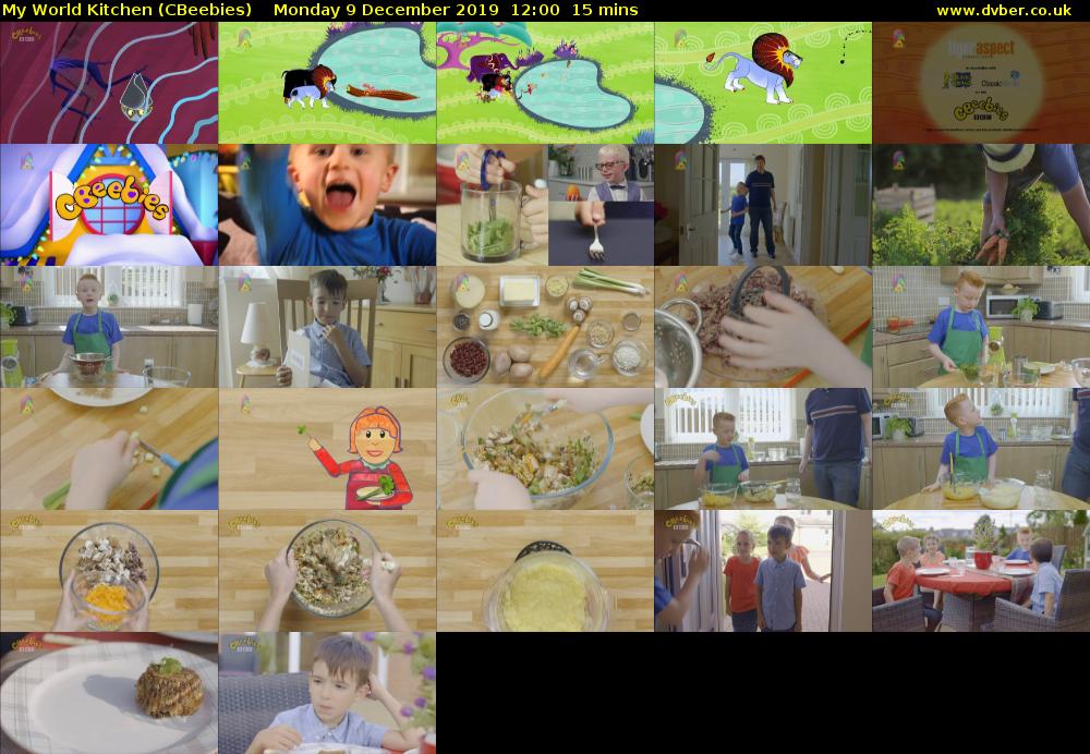 My World Kitchen (CBeebies) - 2019-12-09-1200