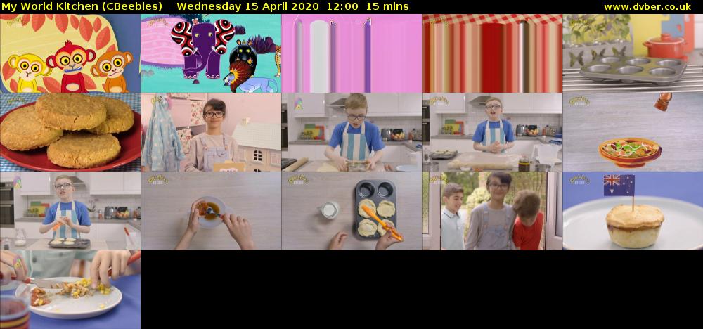 My World Kitchen (CBeebies) - 2020-04-15-1200