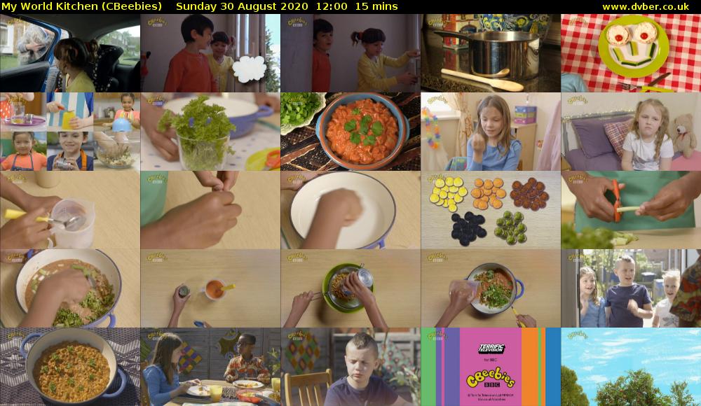 My World Kitchen (CBeebies) - 2020-08-30-1200