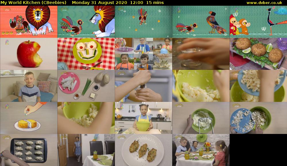 My World Kitchen (CBeebies) - 2020-08-31-1200