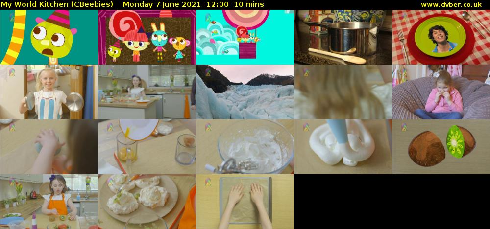 My World Kitchen (CBeebies) - 2021-06-07-1200