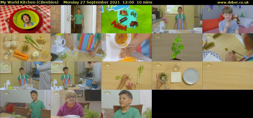 My World Kitchen (CBeebies) - 2021-09-27-1200