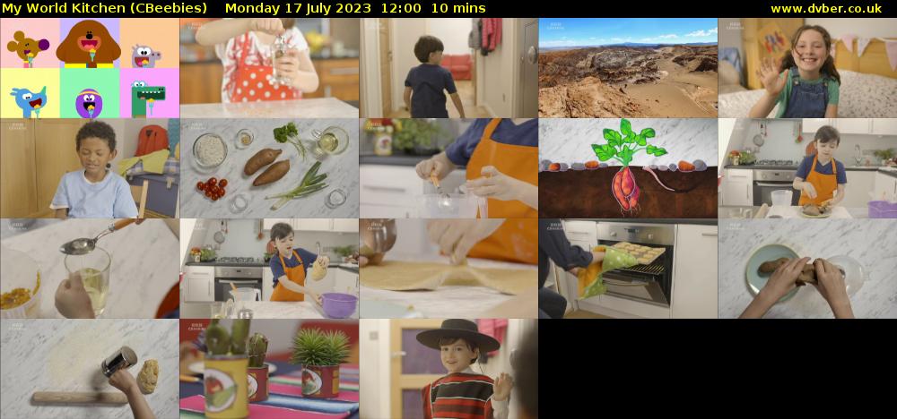 My World Kitchen (CBeebies) - 2023-07-17-1200