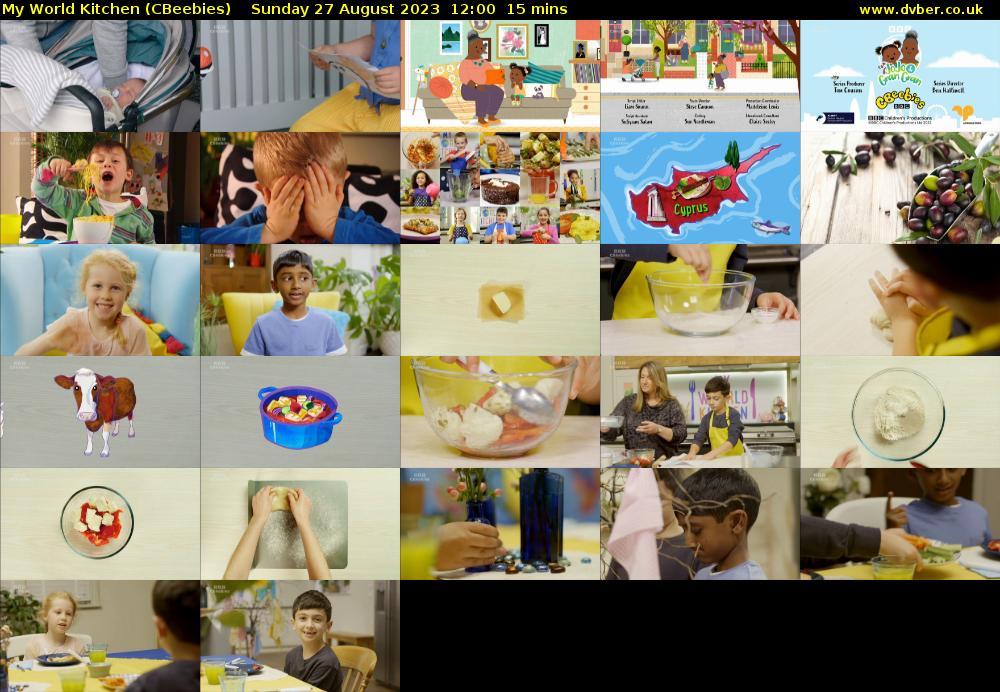 My World Kitchen (CBeebies) - 2023-08-27-1200