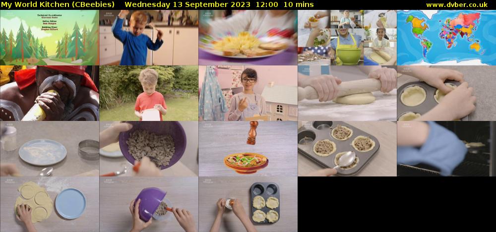 My World Kitchen (CBeebies) - 2023-09-13-1200