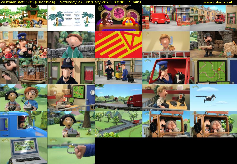 Postman Pat: SDS (CBeebies) - 2021-02-27-0700