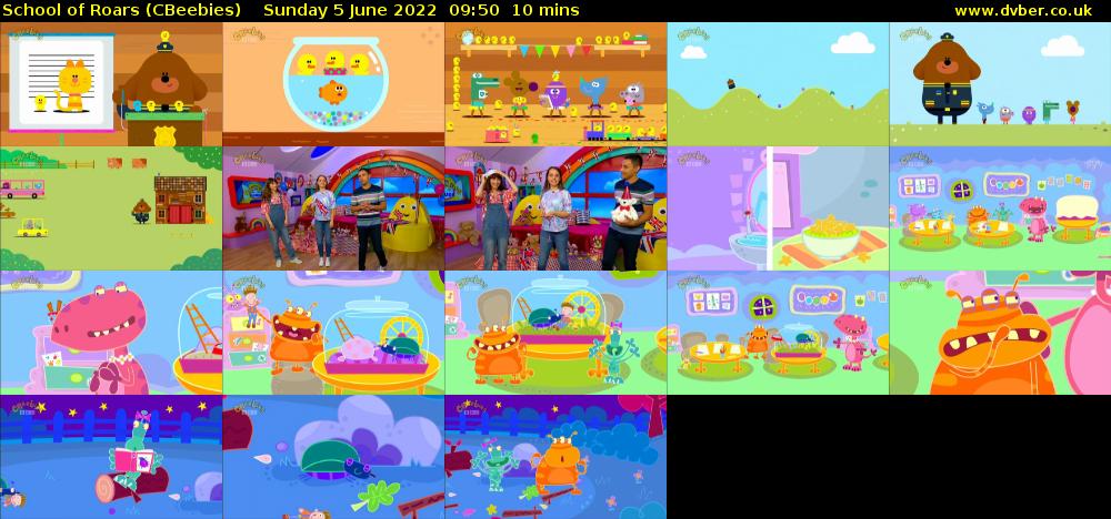 School of Roars (CBeebies) - 2022-06-05-0950