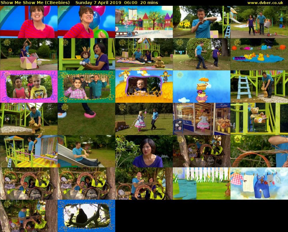 Show Me Show Me (CBeebies) - 2019-04-07-0600