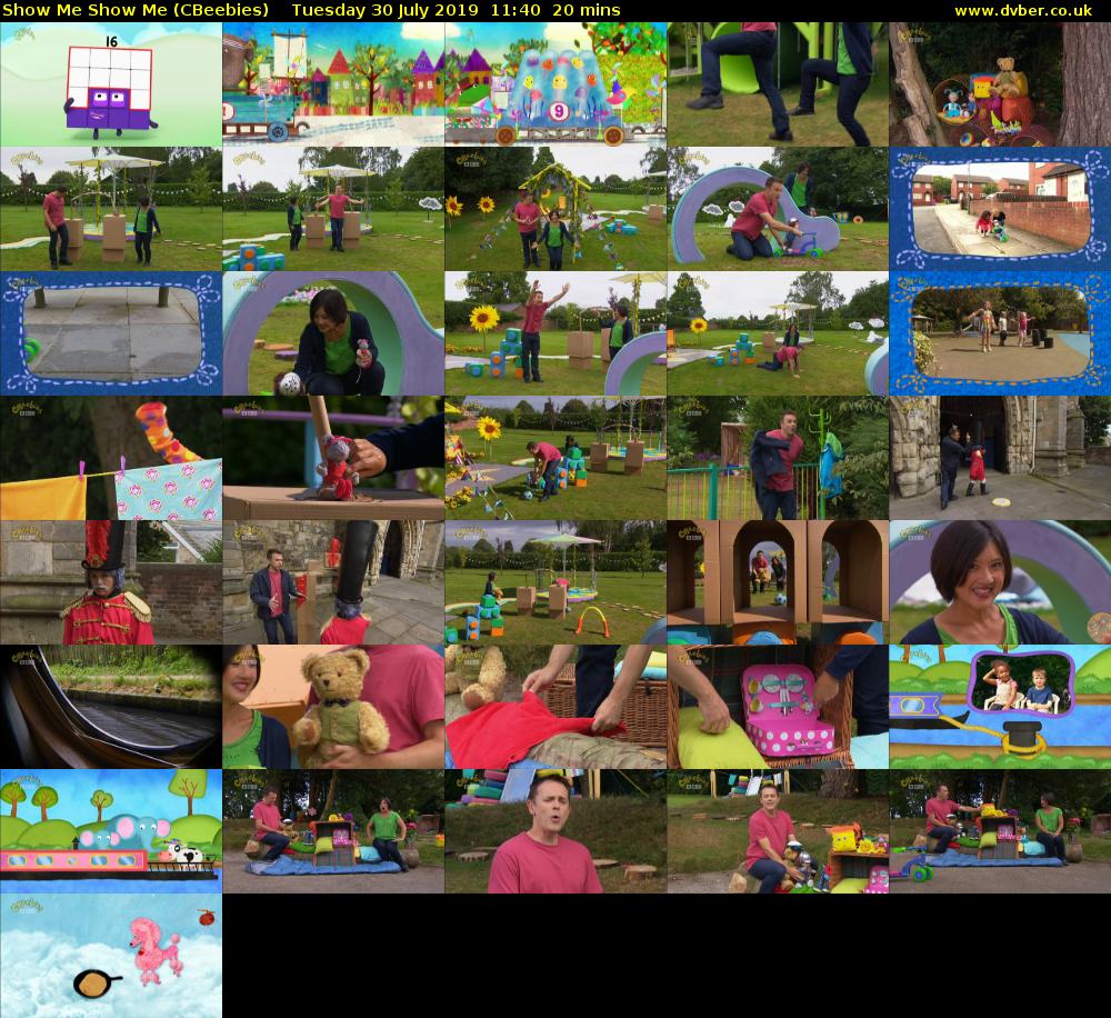 Show Me Show Me (CBeebies) - 2019-07-30-1140