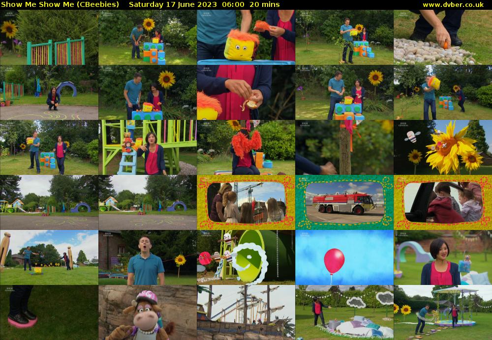 Show Me Show Me (CBeebies) - 2023-06-17-0600