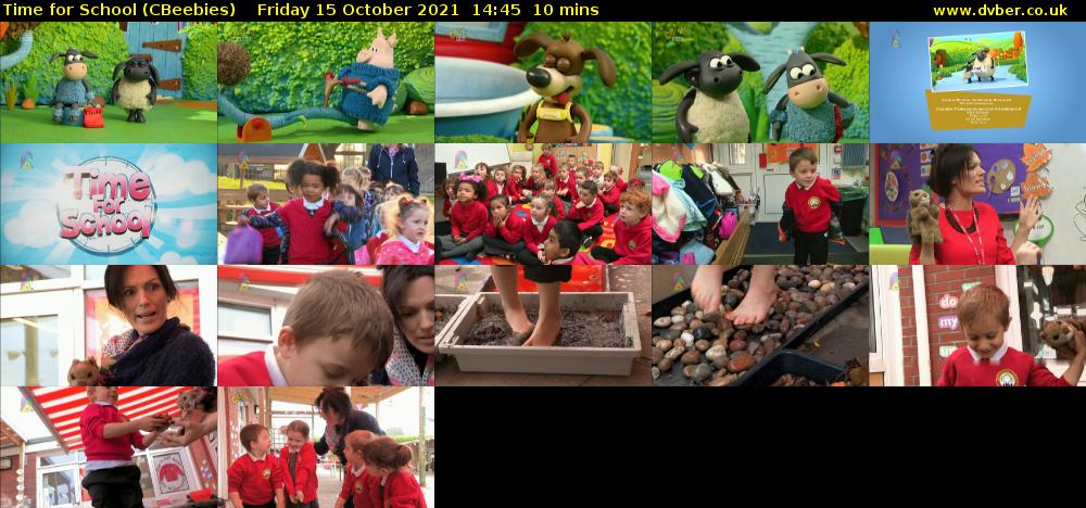 Time for School (CBeebies) - 2021-10-15-1445