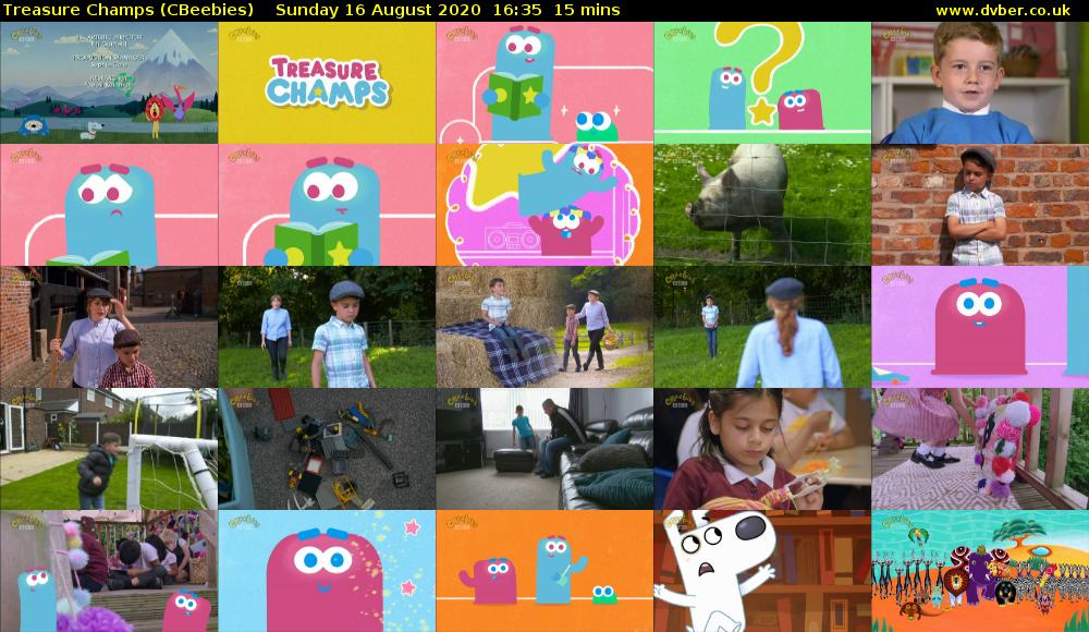 Treasure Champs (CBeebies) - 2020-08-16-1635