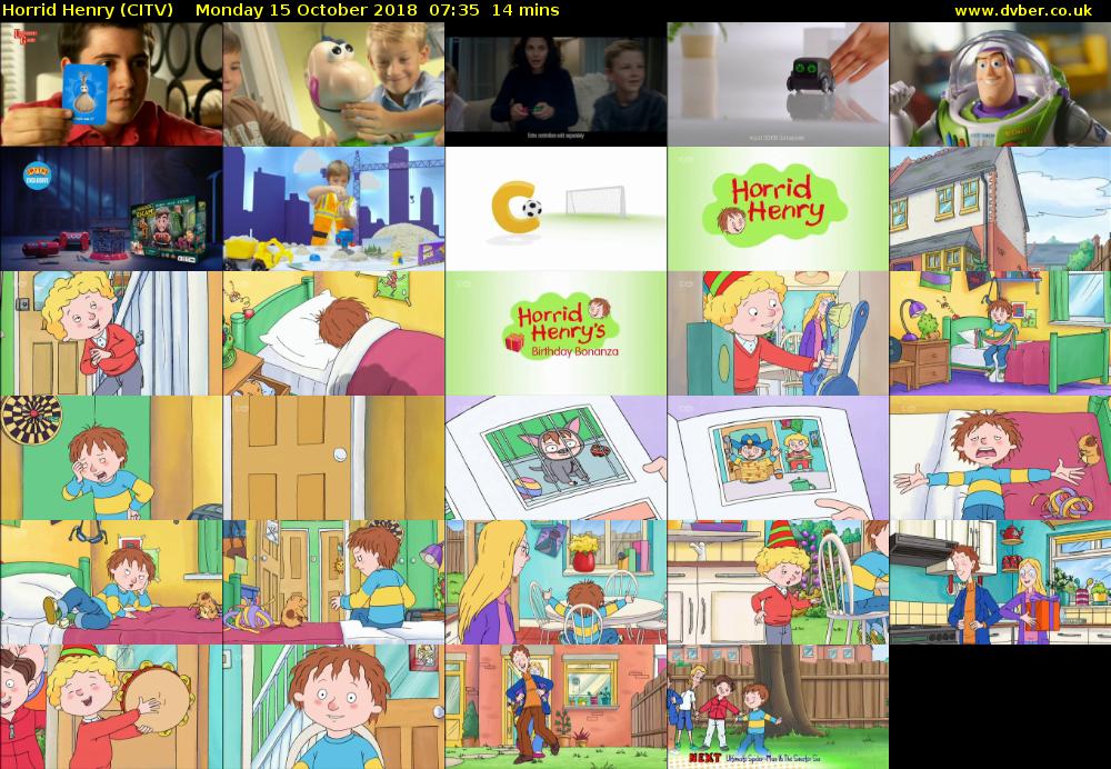 Horrid Henry (CITV) - 2018-10-15-0735