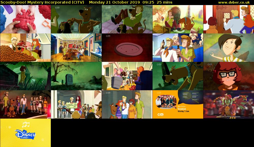 Scooby-Doo! Mystery Incorporated (CITV) Monday 21 October 2019 09:25 - 09:50