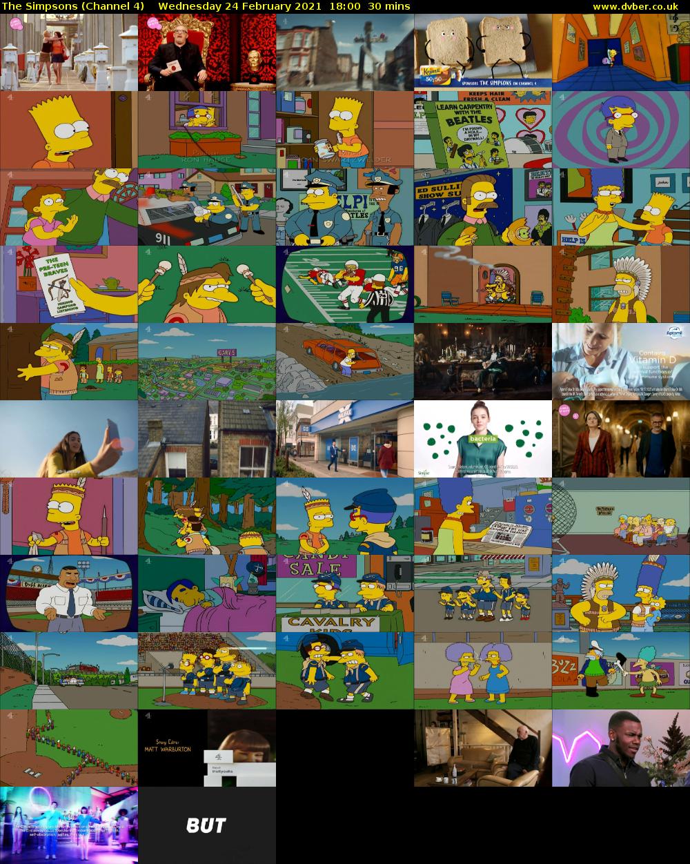 The Simpsons (Channel 4) - 2021-02-24-1800