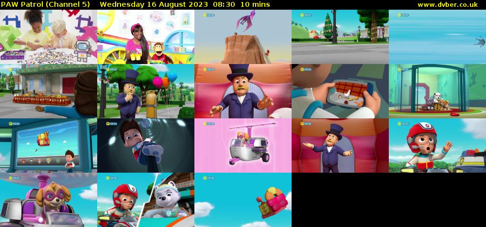 PAW Patrol (Channel 5) - 2023-08-16-0830