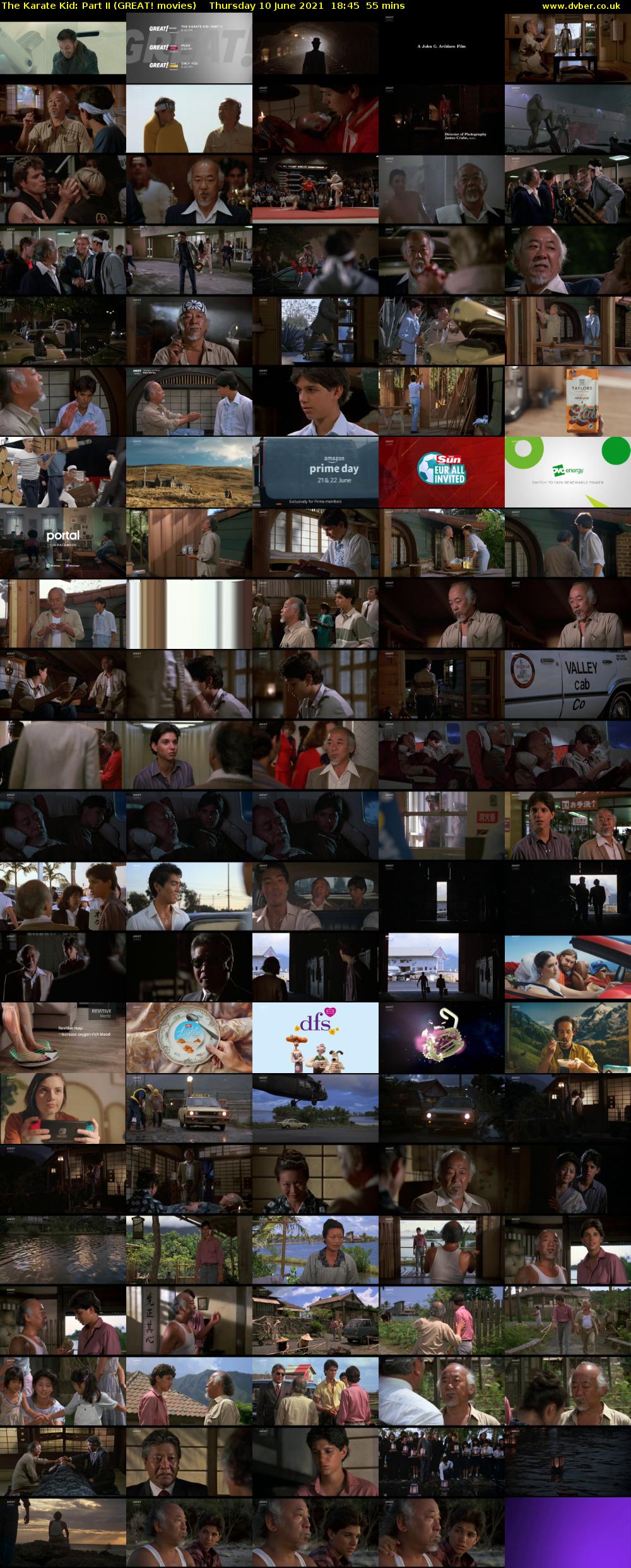 The Karate Kid: Part II (GREAT! movies) Thursday 10 June 2021 18:45 - 19:40