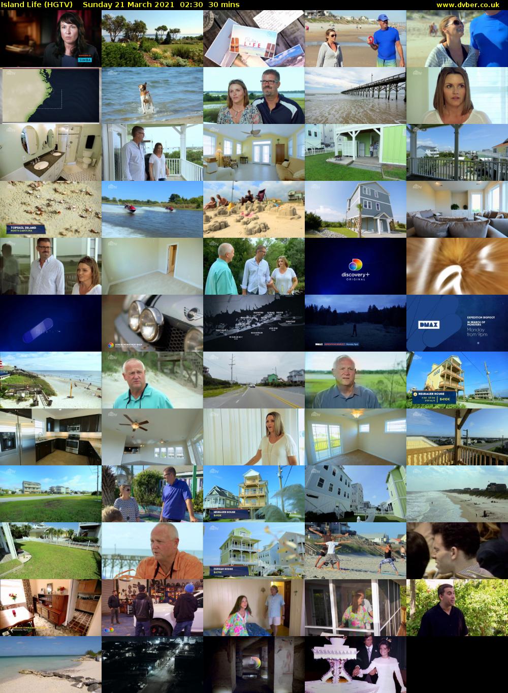 Island Life (HGTV) Sunday 21 March 2021 02:30 - 03:00