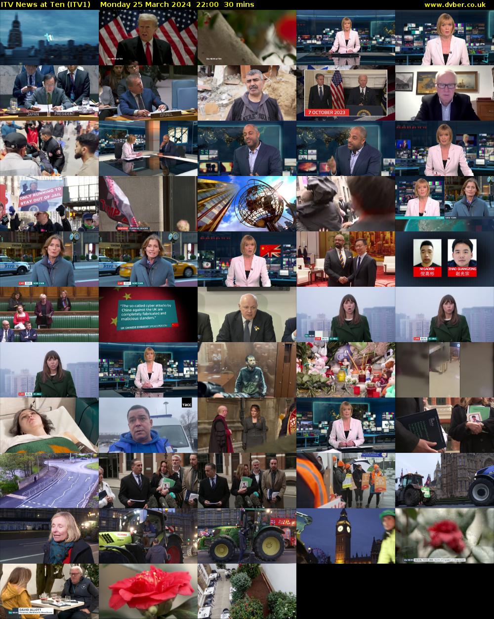ITV News at Ten (ITV1) Monday 25 March 2024 22:00 - 22:30