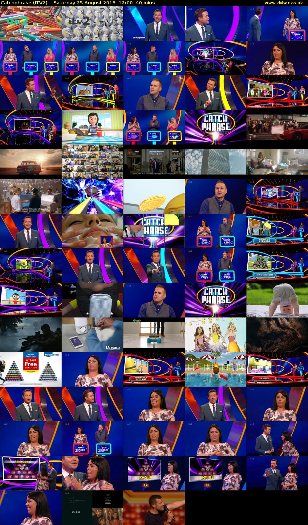 Catchphrase (ITV2) - 2018-08-25-1200