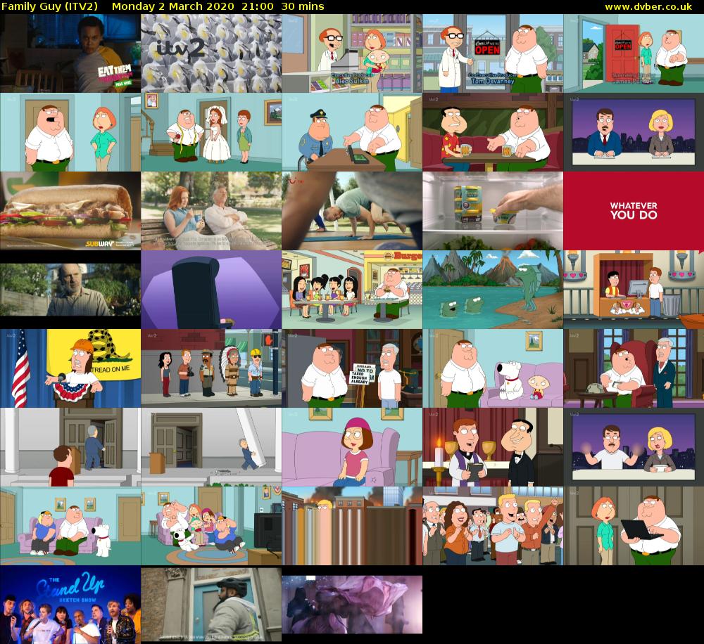 Family Guy (ITV2) - 2020-03-02-2100