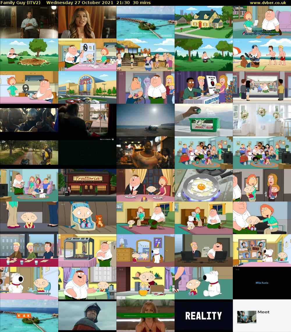 Family Guy (ITV2) - 2021-10-27-2130