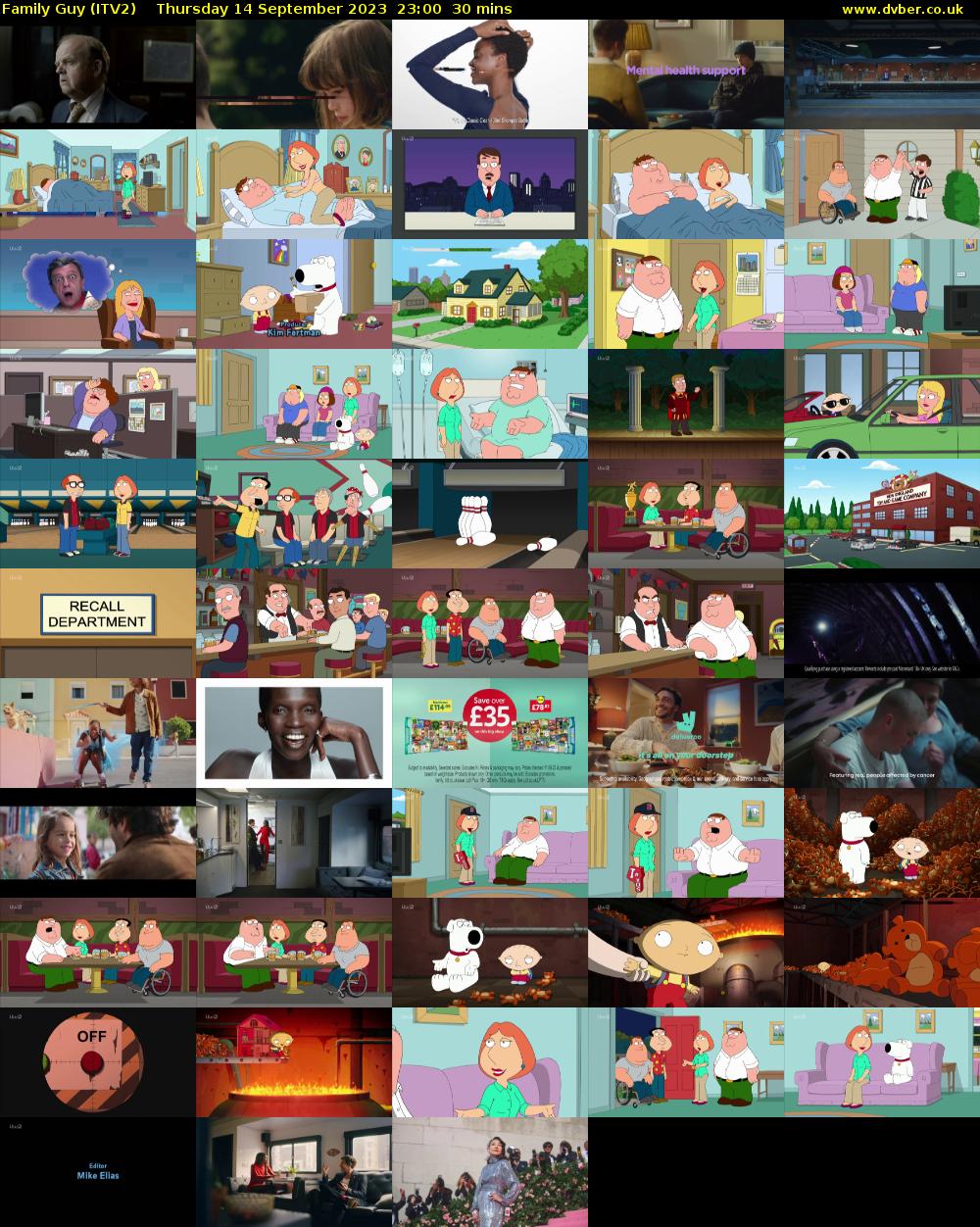 Family Guy (ITV2) - 2023-09-14-2300