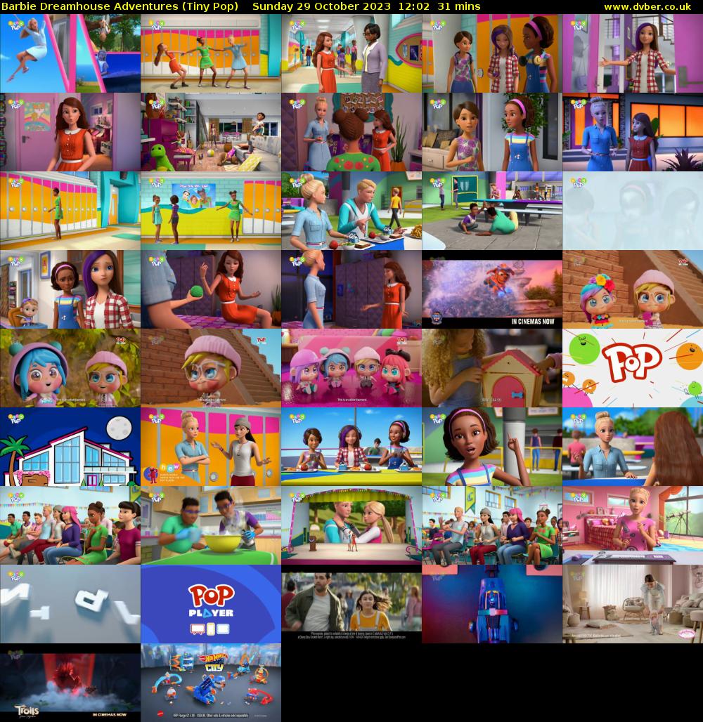 Barbie Dreamhouse Adventures (Tiny Pop) Sunday 29 October 2023 12:02 - 12:33