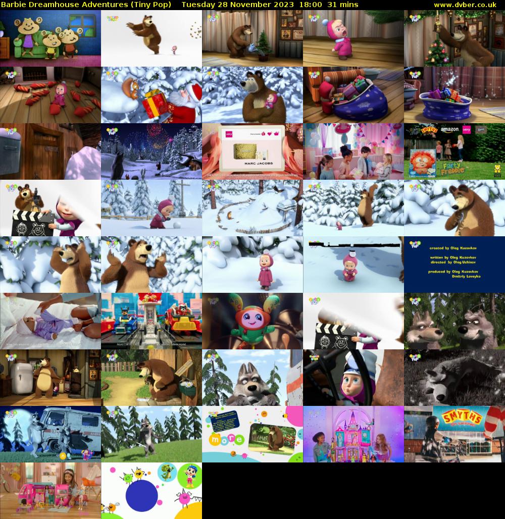 Barbie Dreamhouse Adventures (Tiny Pop) Tuesday 28 November 2023 18:00 - 18:31